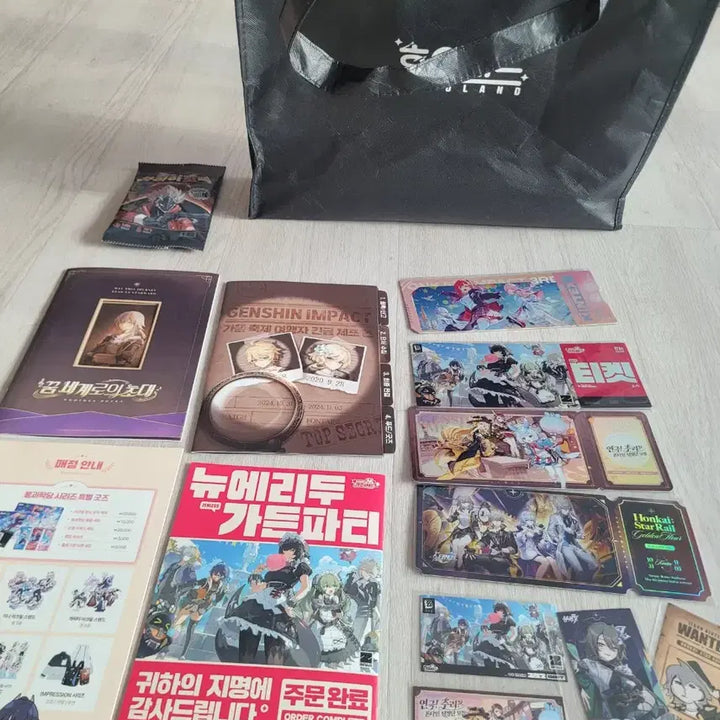 [BUNJANG] Hoyo Land 2024 Welcome Kit / 2024 호요랜드 입장 특전 웰컴 키트 스타레일 붕괴 원신