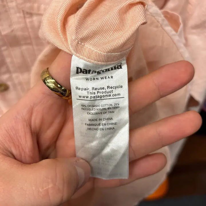 [BUNJANG] Patagonia Organic Cotton Utility Linen Shirt / 파타고니아 오가닉코튼 유틸리티 린넨셔츠 지퍼포켓 N958