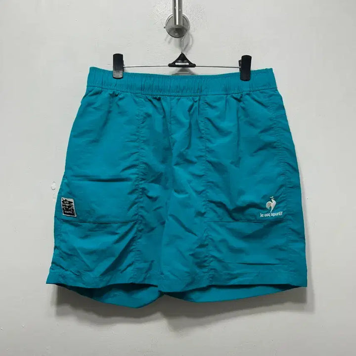 [BUNJANG] Le Coq Sportif Blue Shorts 85 / 르꼬끄 스포르티브 블루 반바지 85