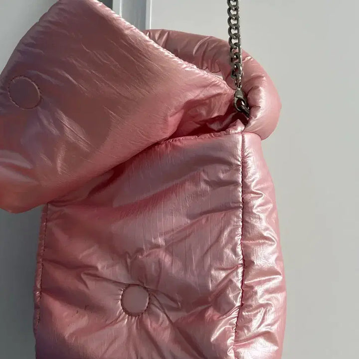 [BUNJANG] Pallet Quilted Crossbody Bag Pink / 팔렛 퀼팅 크로스백 핑크