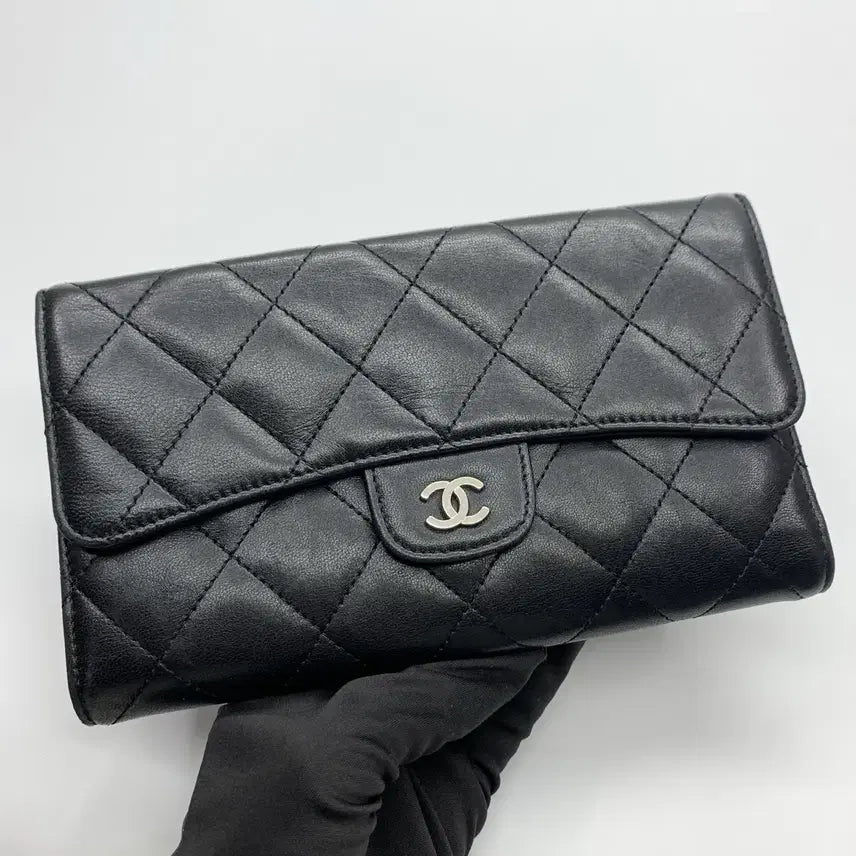 [BUNJANG] Chanel Classic Flap Long Wallet Lambskin / 267000865 샤넬 클래식 플랩 장지갑 램스킨 11번대