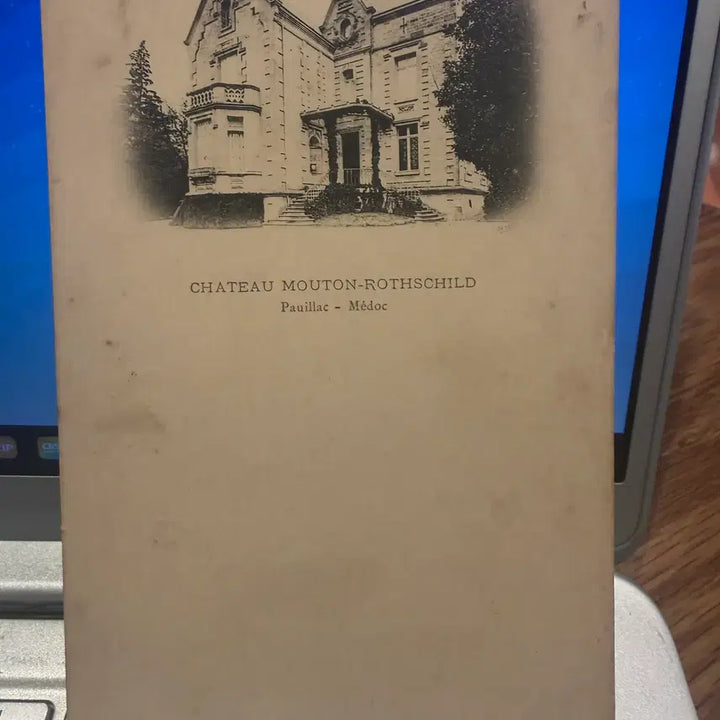 [BUNJANG] Chateau Mouton Rothschild 1900s Vintage Print / 1900년 - 프랑스 보르도 샤토 무통 로칠드 - W. F.의 인쇄물