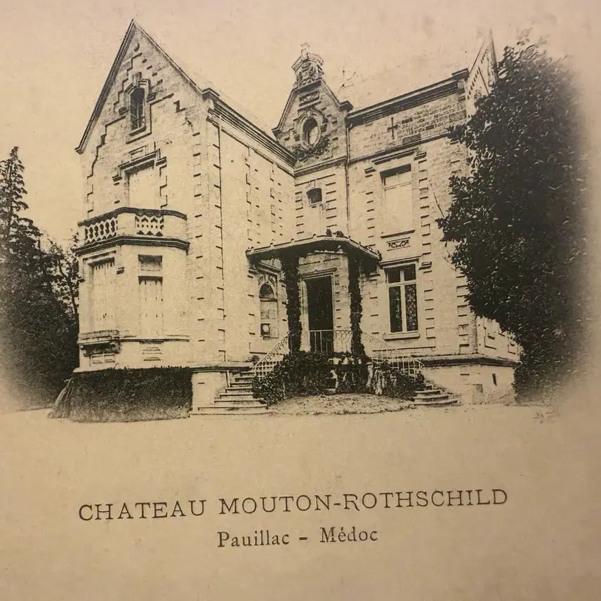 [BUNJANG] Chateau Mouton Rothschild 1900s Vintage Print / 1900년 - 프랑스 보르도 샤토 무통 로칠드 - W. F.의 인쇄물
