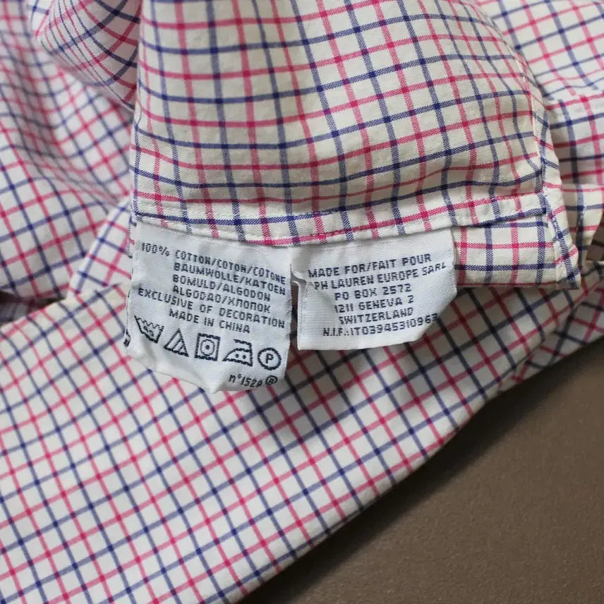 [BUNJANG] Polo Ralph Lauren Gingham Short Sleeve Shirt / Polo 폴로 랄프로렌 깅엄 반팔 셔츠