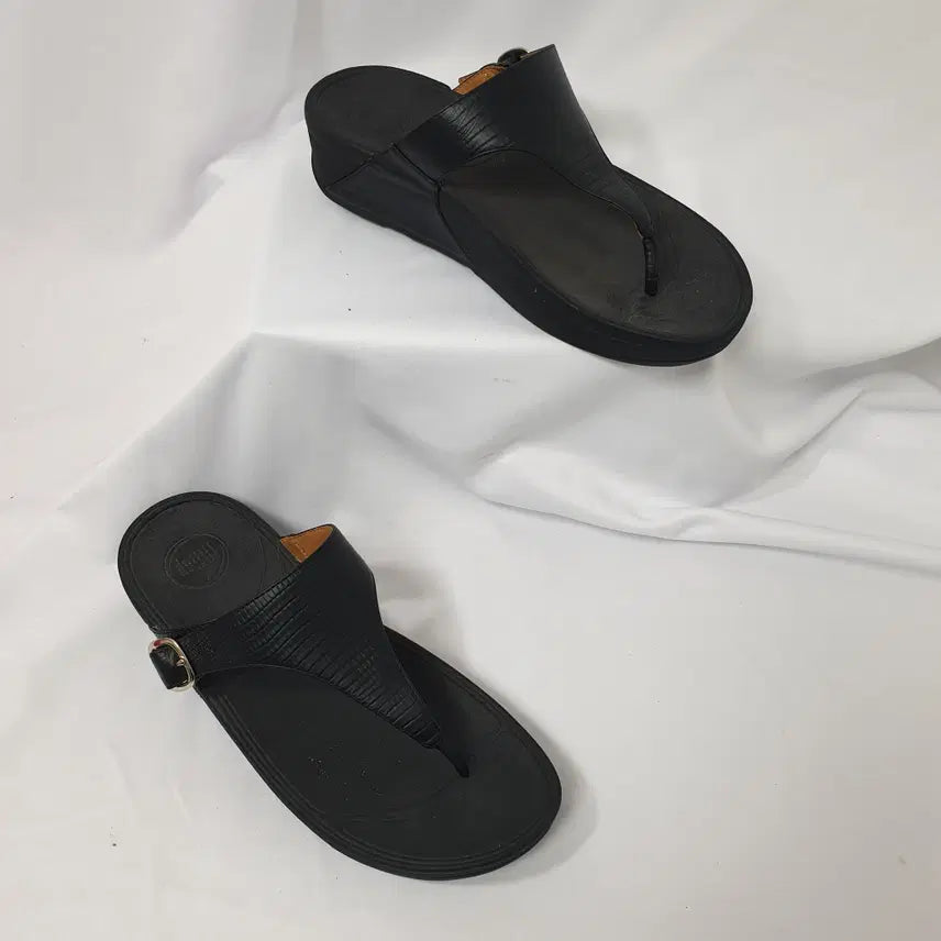 [BUNJANG] FitFlop The Skinny Flip-Flop Sandals / 빈티지하서 250 핏플랍 더 스키니 쪼리 샌들 슬리퍼 슬라이드