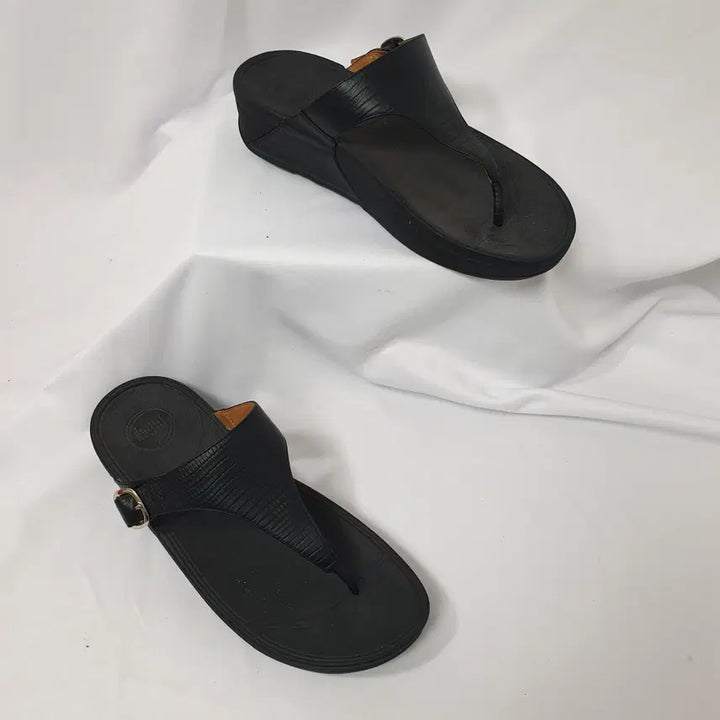 [BUNJANG] FitFlop The Skinny Flip-Flop Sandals / 빈티지하서 250 핏플랍 더 스키니 쪼리 샌들 슬리퍼 슬라이드