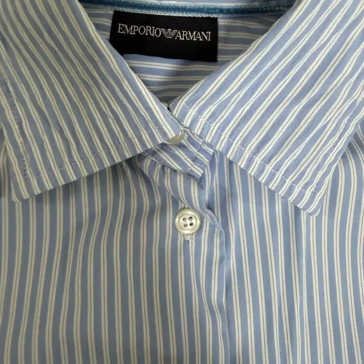 [BUNJANG] Emporio Armani Striped Shirt / 엠포리오 아르마니 스트라이프 셔츠