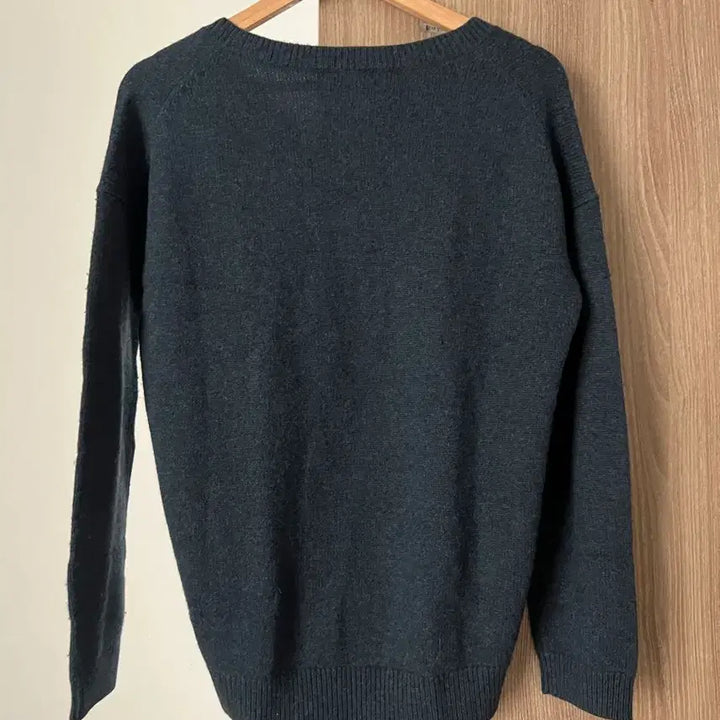 [BUNJANG] Theory V-Neck Knit Sweater Dark Navy / 띠어리 브이넥 니트 다크네이비