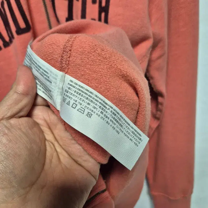 [BUNJANG] Abercrombie &amp; Fitch Hooded Zip-up M - Grapefruit Pink / 아베크롬비 대장급 자몽핑크 후드집업 M사이즈(상태A급)