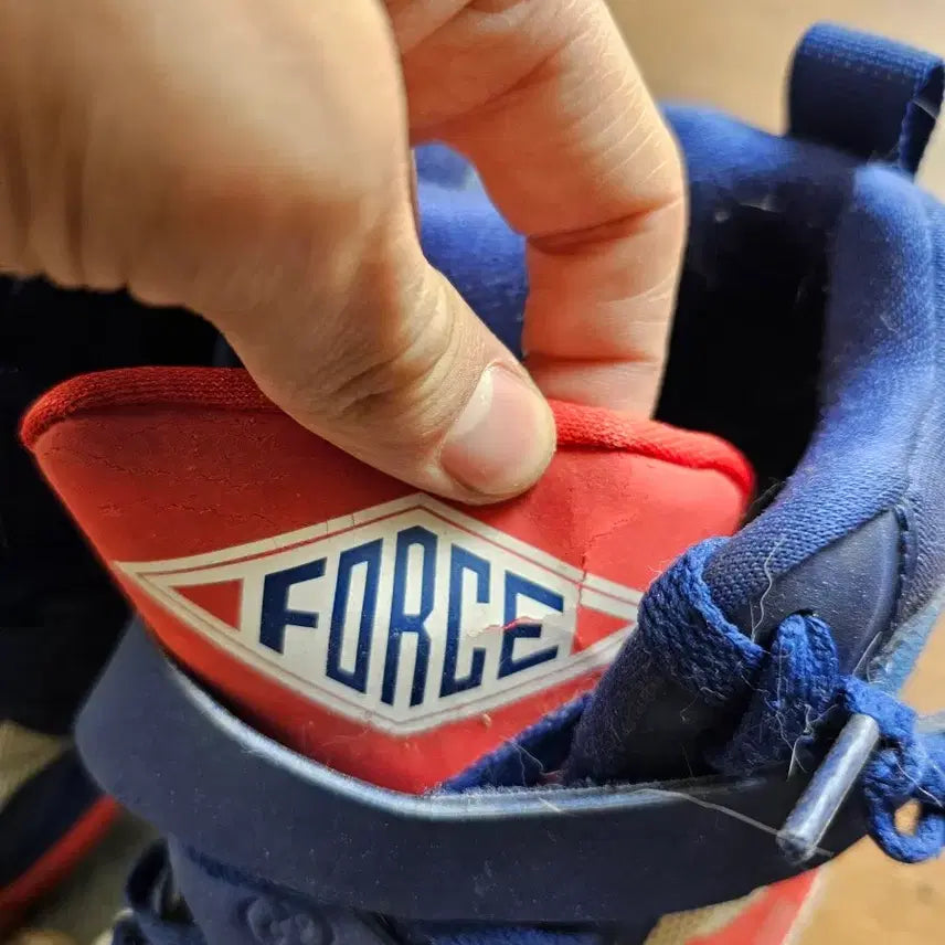 [BUNJANG] Nike Force Basketball Sneakers (Blue/Red/White) - 275 / 나이키  포스  농구화 파랑/빨강/흰색 운동화  275