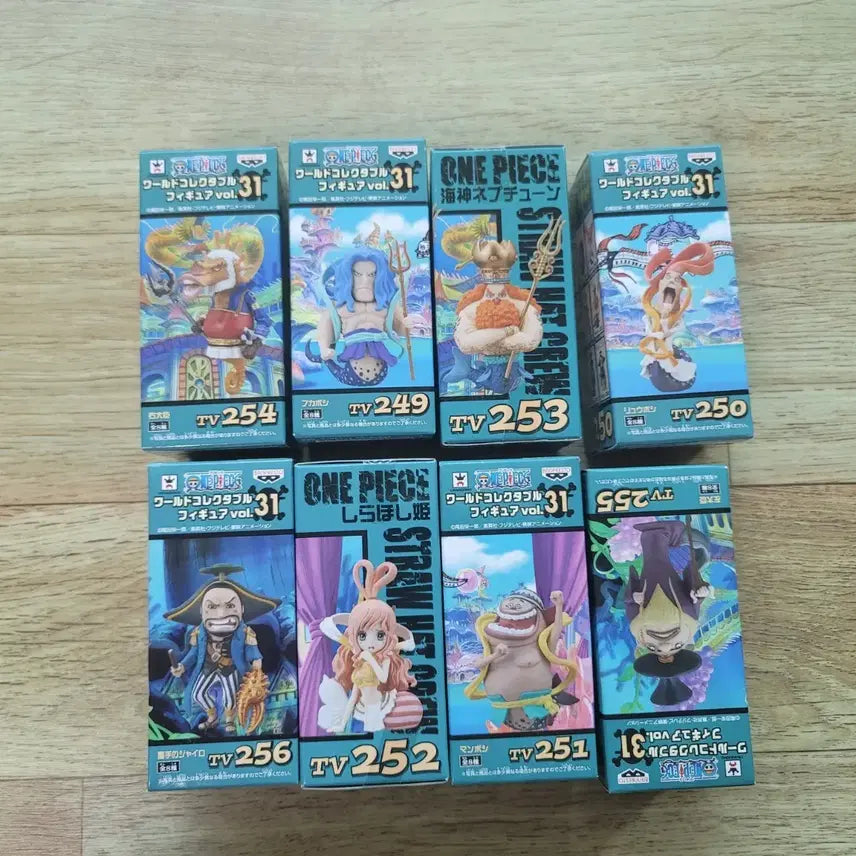 [SOLD OUT] 원피스 월드 콜렉터블 피규어 넵튠, 시라호시 등 용궁 8종