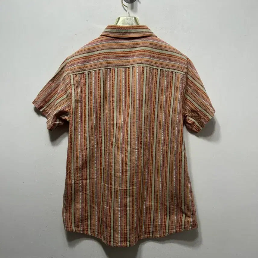 [BUNJANG] Olzen Striped Short Sleeve Shirt M / Olzen 스트라이프 반팔 셔츠 M