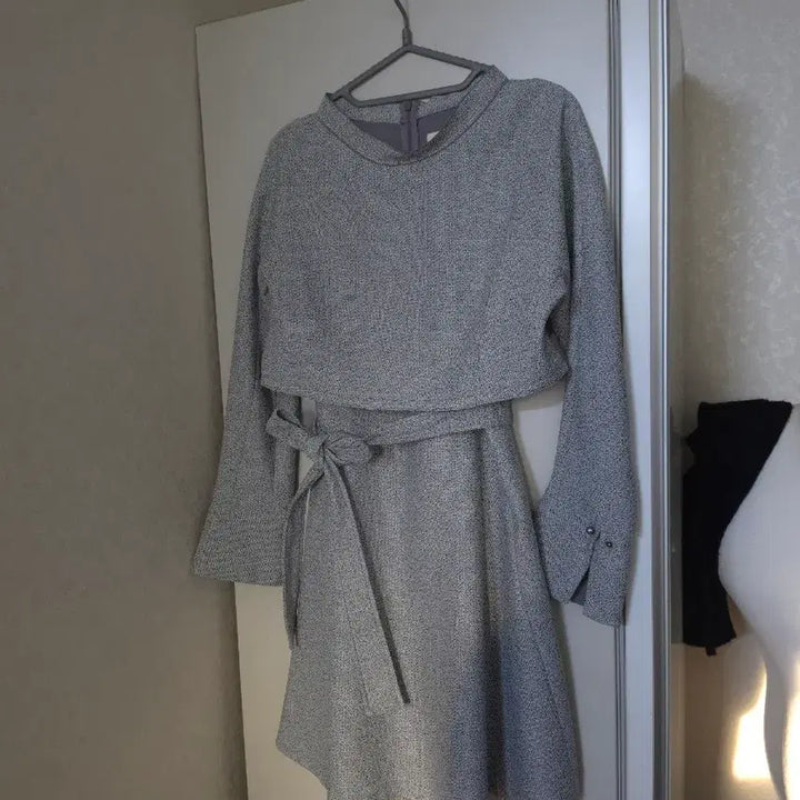 [BUNJANG] JJ JIGOTT Ribbon Tweed Dress / jj지고트 리본 원피스