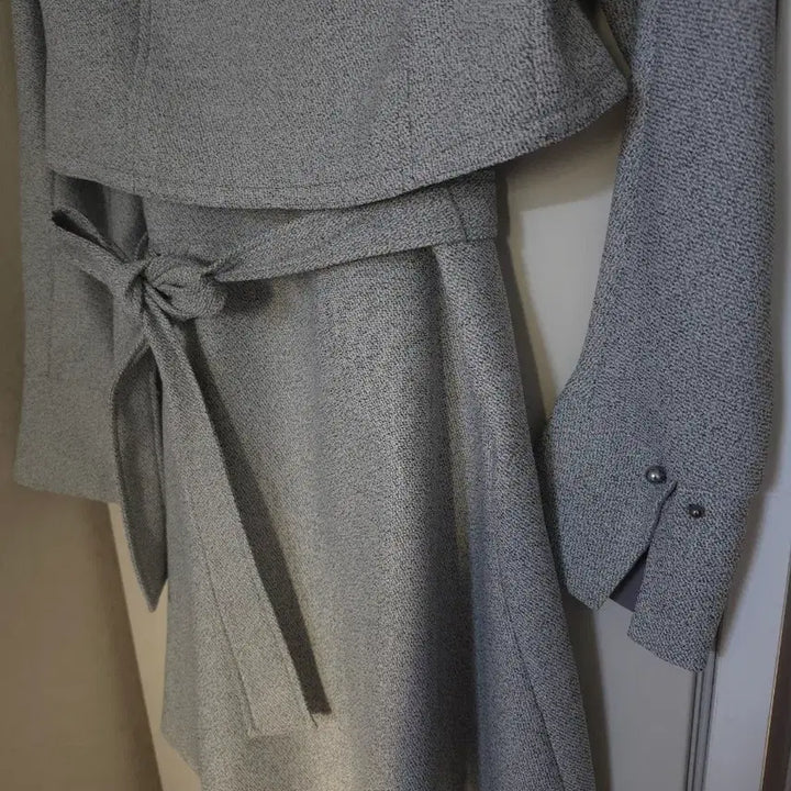 [BUNJANG] JJ JIGOTT Ribbon Tweed Dress / jj지고트 리본 원피스