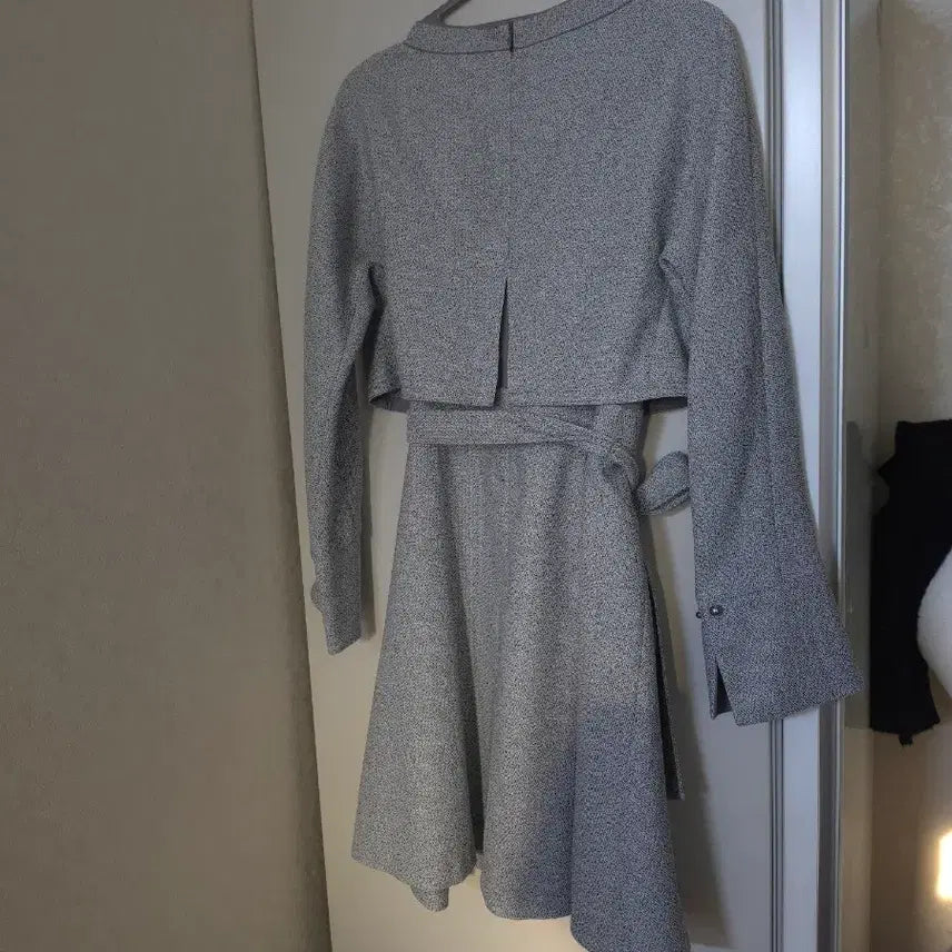 [BUNJANG] JJ JIGOTT Ribbon Tweed Dress / jj지고트 리본 원피스