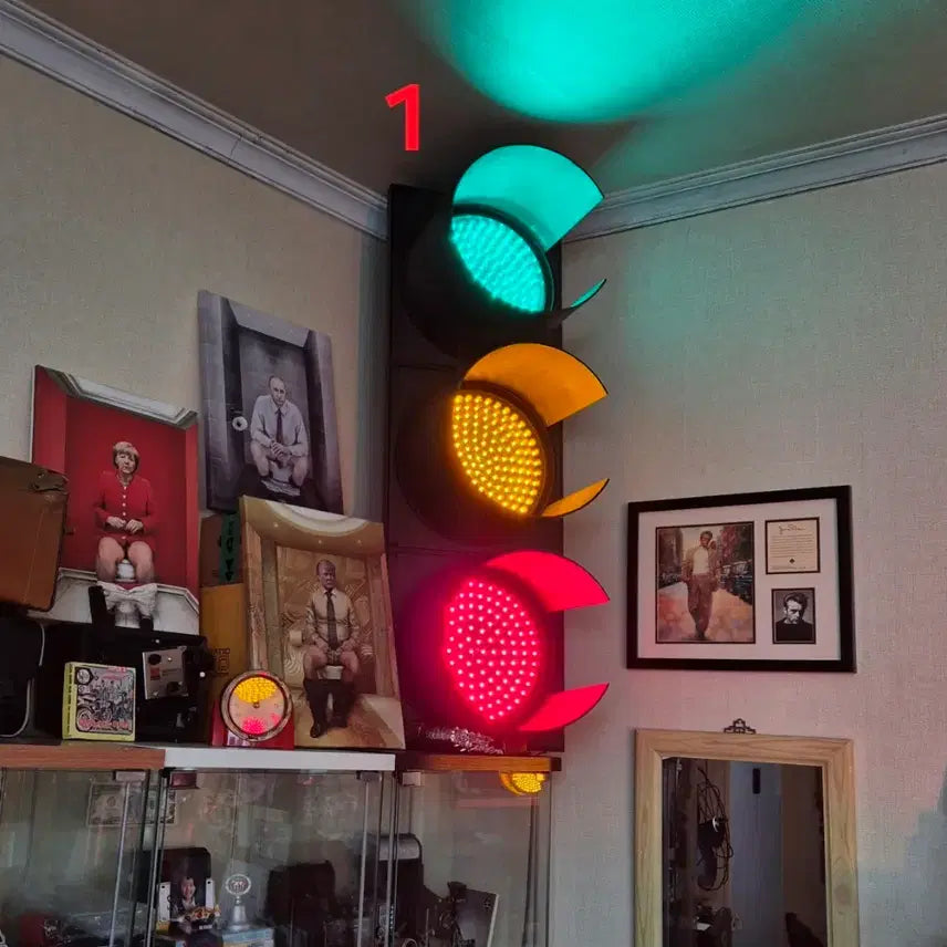 [BUNJANG] LED Traffic Signal Light / LED 실사용했던 3구 신호등, 교통신호등 2가지중 선택구매