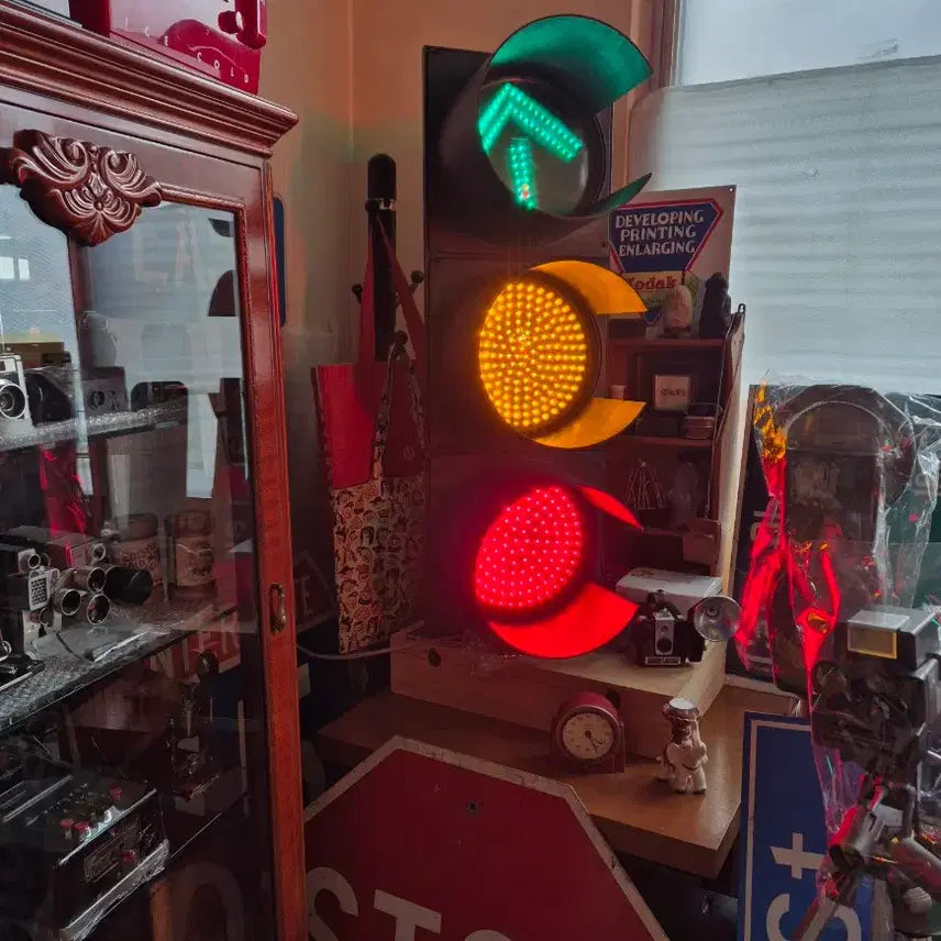 [BUNJANG] LED Traffic Signal Light / LED 실사용했던 3구 신호등, 교통신호등 2가지중 선택구매