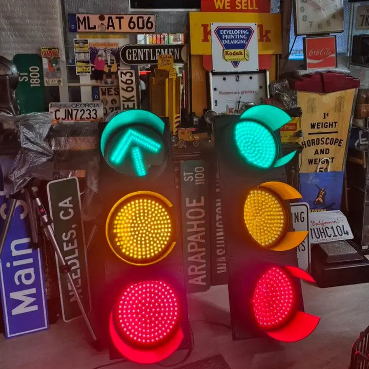 [BUNJANG] LED Traffic Signal Light / LED 실사용했던 3구 신호등, 교통신호등 2가지중 선택구매