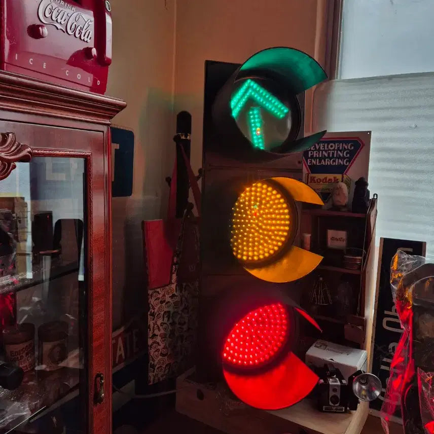 [BUNJANG] LED Traffic Signal Light / LED 실사용했던 3구 신호등, 교통신호등 2가지중 선택구매