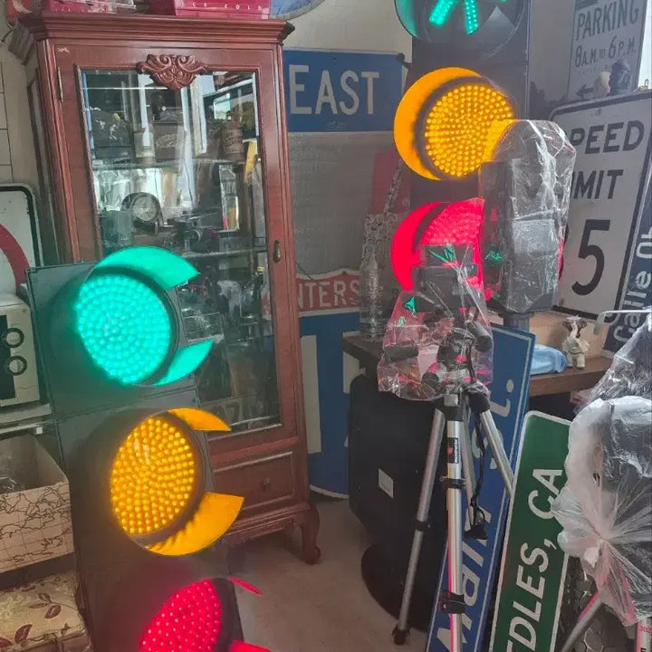 [BUNJANG] LED Traffic Signal Light / LED 실사용했던 3구 신호등, 교통신호등 2가지중 선택구매