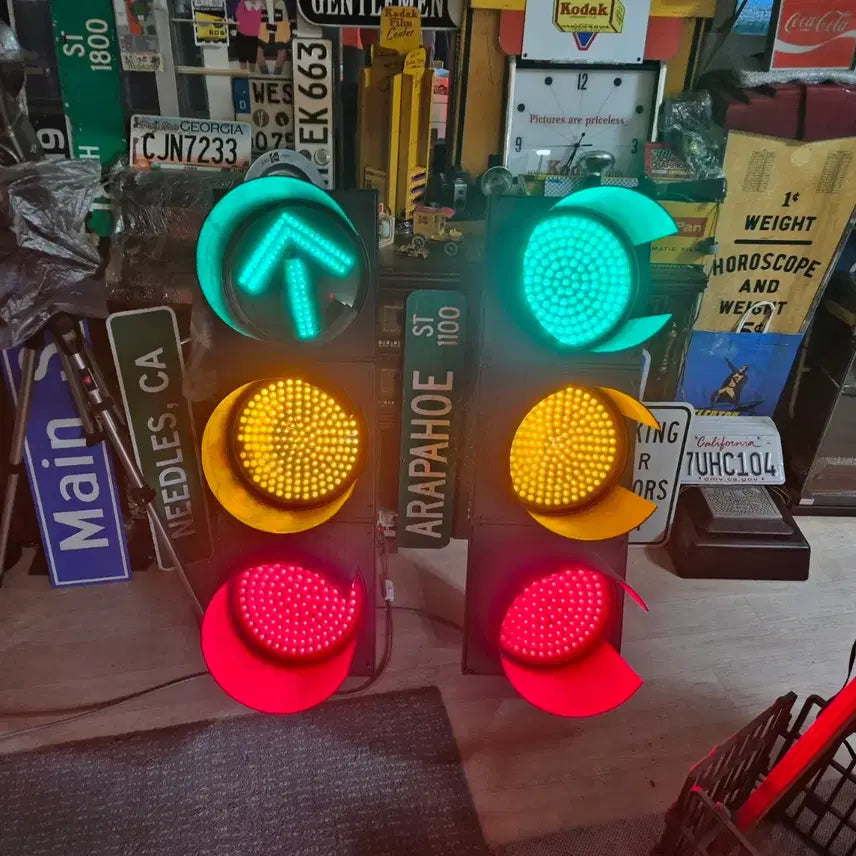 [BUNJANG] LED Traffic Signal Light / LED 실사용했던 3구 신호등, 교통신호등 2가지중 선택구매