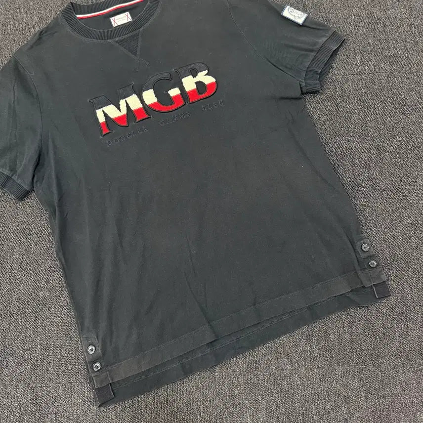 [BUNJANG] Moncler Gamma Blue Logo Short Sleeve T-shirt / 몽클레어 감마블루 로고 반팔 티셔츠