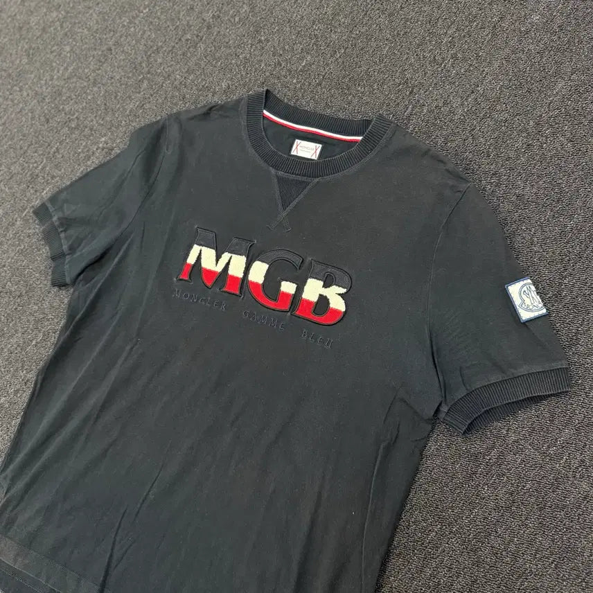 [BUNJANG] Moncler Gamma Blue Logo Short Sleeve T-shirt / 몽클레어 감마블루 로고 반팔 티셔츠