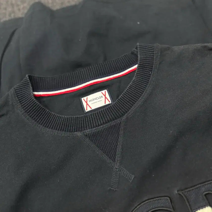 [BUNJANG] Moncler Gamma Blue Logo Short Sleeve T-shirt / 몽클레어 감마블루 로고 반팔 티셔츠