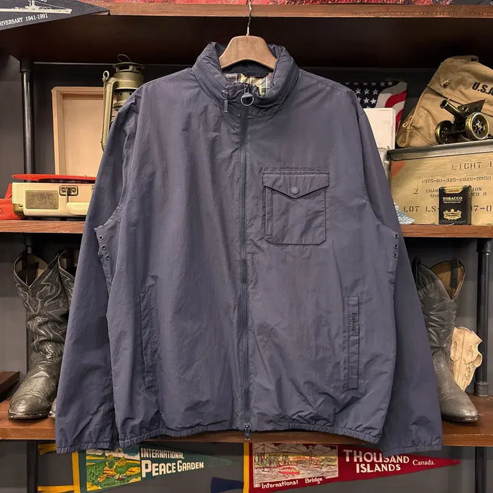 [BUNJANG] Barbour Emb Utility City Pocket Waterproof Jacket Inky Blue / 바버 엠블 유틸리티 시티포켓 워터프루프 자켓 잉키블루 N968