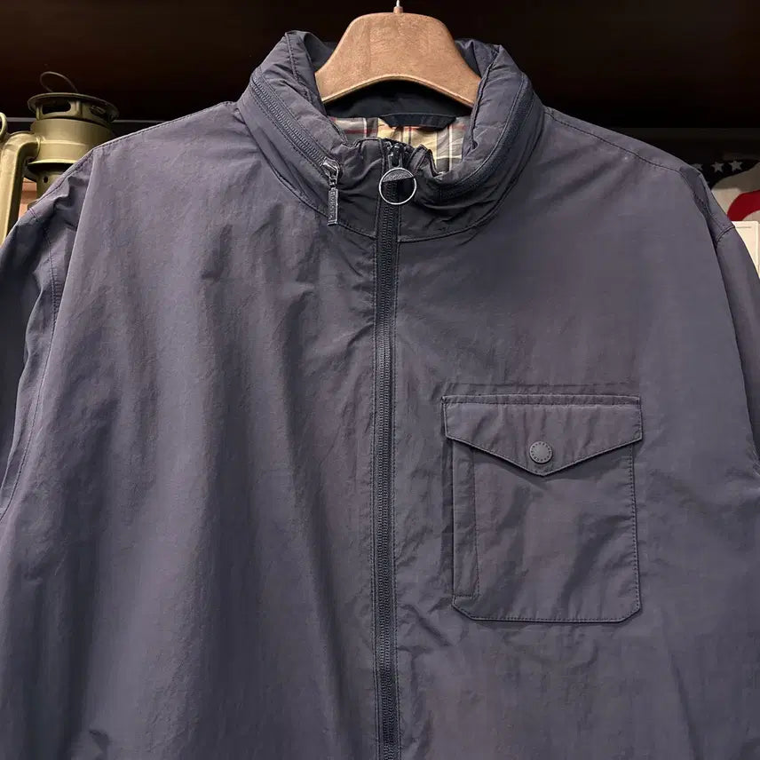 [BUNJANG] Barbour Emb Utility City Pocket Waterproof Jacket Inky Blue / 바버 엠블 유틸리티 시티포켓 워터프루프 자켓 잉키블루 N968