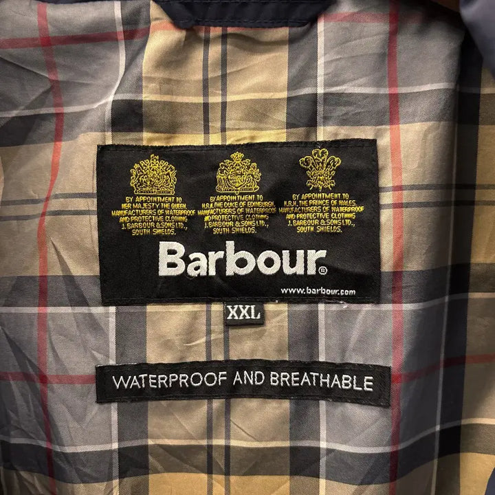 [BUNJANG] Barbour Emb Utility City Pocket Waterproof Jacket Inky Blue / 바버 엠블 유틸리티 시티포켓 워터프루프 자켓 잉키블루 N968