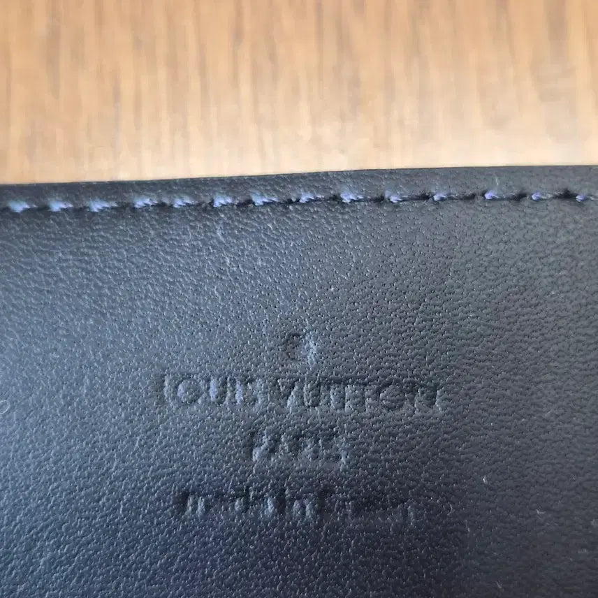 [BUNJANG] Louis Vuitton Damier LV Logo Belt Graphite / (정품) 루이비통 다미에 LV로고 벨트 그라피트 (명품 남자 허리띠)