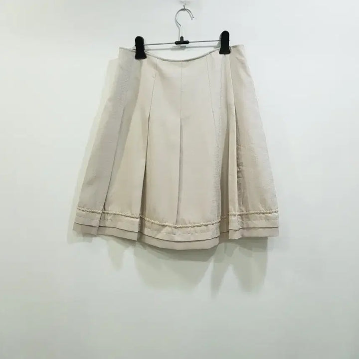 [BUNJANG] Vintage Pleated Midi Skirt / 빈티지 오피스룩 하객룩 테니스 주름 미디 스커트 여26 Q106
