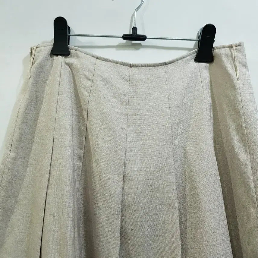 [BUNJANG] Vintage Pleated Midi Skirt / 빈티지 오피스룩 하객룩 테니스 주름 미디 스커트 여26 Q106