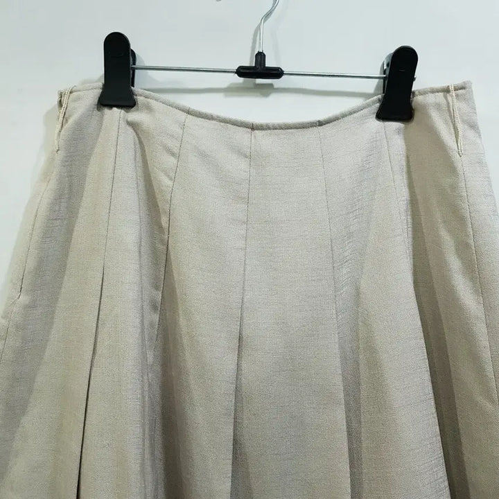[BUNJANG] Vintage Pleated Midi Skirt / 빈티지 오피스룩 하객룩 테니스 주름 미디 스커트 여26 Q106
