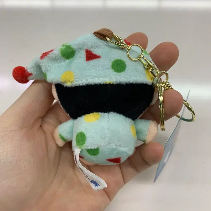 [BUNJANG] Crayon Shin-chan Pajama Mini Doll Keyring / 정말 하찮고 귀여운 잠옷짱구 키링