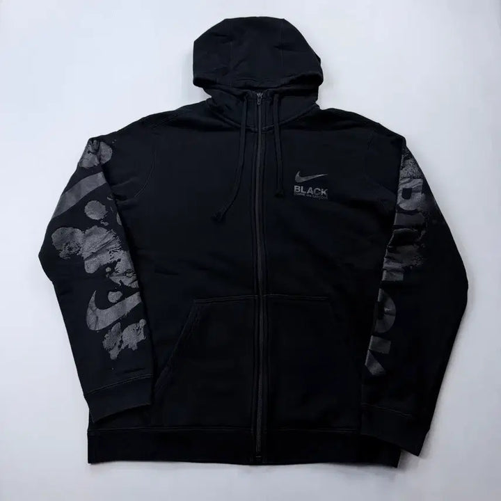 [BUNJANG] Nike Comme des Garcons Black 11th Anniversary Hoodie / 나이키 꼼데가르송 블랙 콜라보 11주년 후드집업