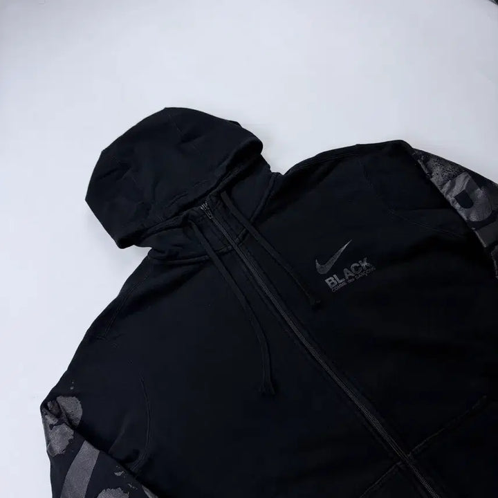 [BUNJANG] Nike Comme des Garcons Black 11th Anniversary Hoodie / 나이키 꼼데가르송 블랙 콜라보 11주년 후드집업