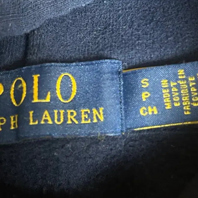 [BUNJANG] Polo Navy Hoodie / 폴로 네이비 후드티