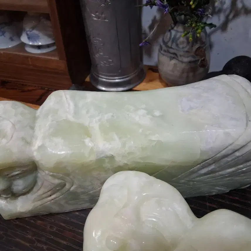 [BUNJANG] Jade Carvings (Set of 2) / 옥조각 2점