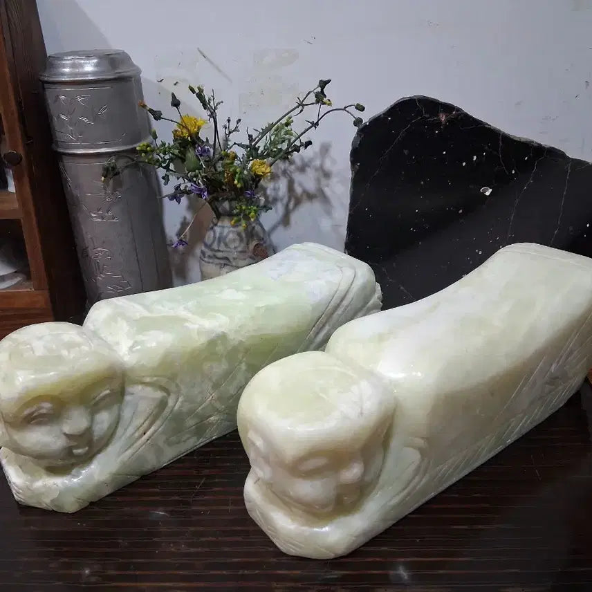 [BUNJANG] Jade Carvings (Set of 2) / 옥조각 2점