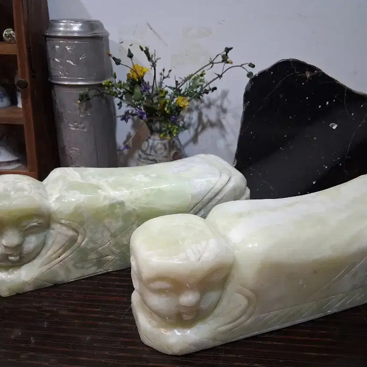 [BUNJANG] Jade Carvings (Set of 2) / 옥조각 2점