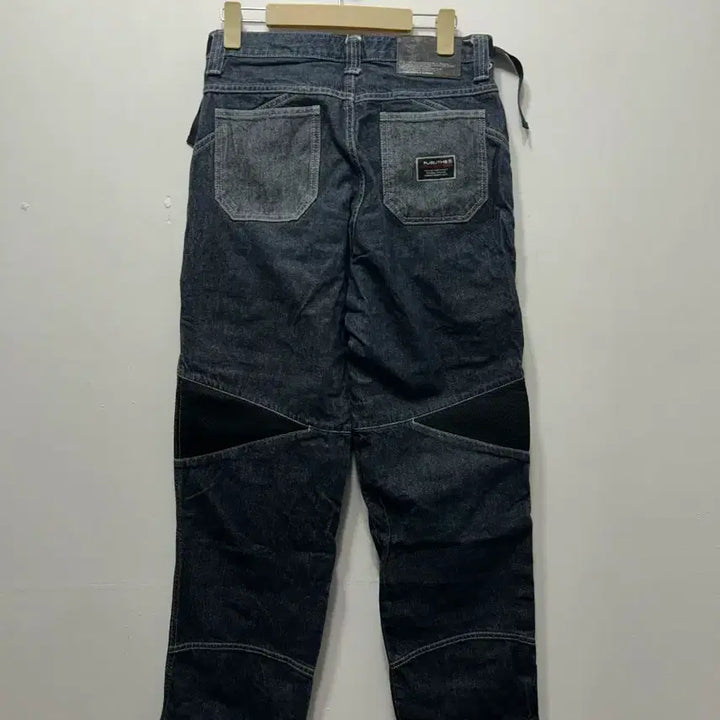 [BUNJANG] Fubu Engineer 76 Denim Cargo Work Pants / 후부 엔지니어 청데님 바지 76 데님 카고 워크 팬츠