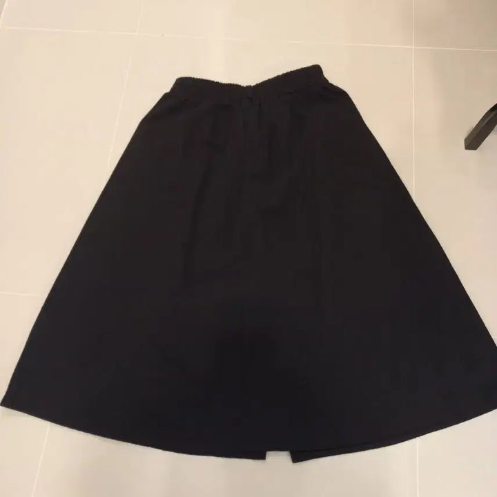 [BUNJANG] Black Long Skirt (M) / 블랙.면.롱치마.M(55-66)