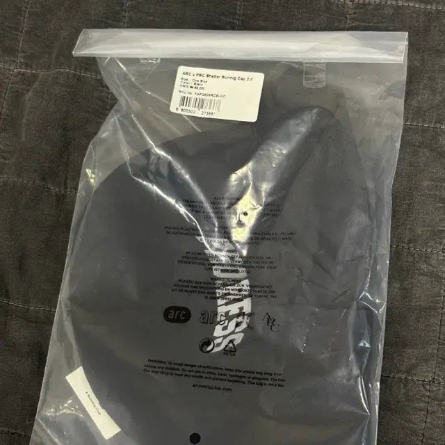 [BUNJANG] ARC PRC Shelter Running Cap 2.0 Black / ARC x PRC 쉘터 러닝 캡 2.0 블랙 에이알씨