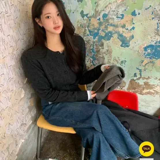 [BUNJANG] 러브미우 포그 가디건 판매합니다! / 러브미우 포그 가디건 판매합니다!