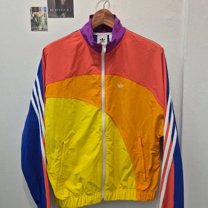 [BUNJANG] Adidas Old School Windbreaker Jacket (M) / 아디다스 로고  올드스쿨 바람막이 점퍼  M사이즈