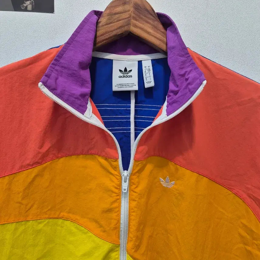 [BUNJANG] Adidas Old School Windbreaker Jacket (M) / 아디다스 로고  올드스쿨 바람막이 점퍼  M사이즈