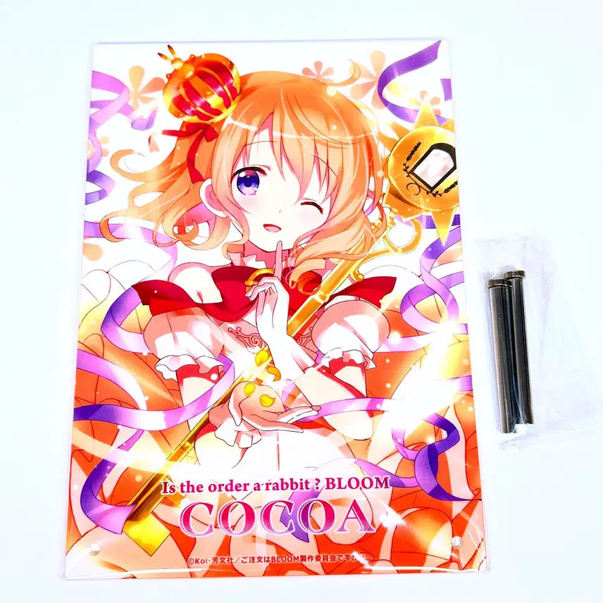[BUNJANG] Gochuumon wa Usagi Desu ka? Cocoa Acrylic Plate / [주문토끼] 미개봉 마법소녀 코코아 아크릴 플레이트 (주문은토끼입니까)