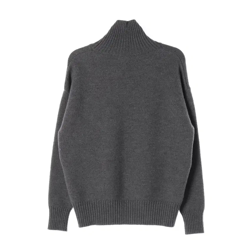 [BUNJANG] AMI Big Heart Logo Turtleneck Wool Knit Sweater / 아미 빅 하트 로고 터틀넥 울 니트 스웨터